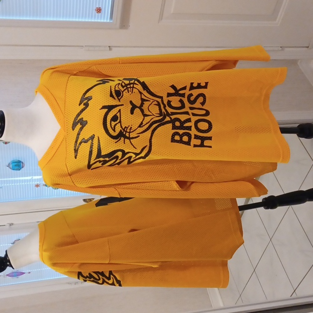 4/$80 Yellow Mesh Hockey Jersey - Size XL